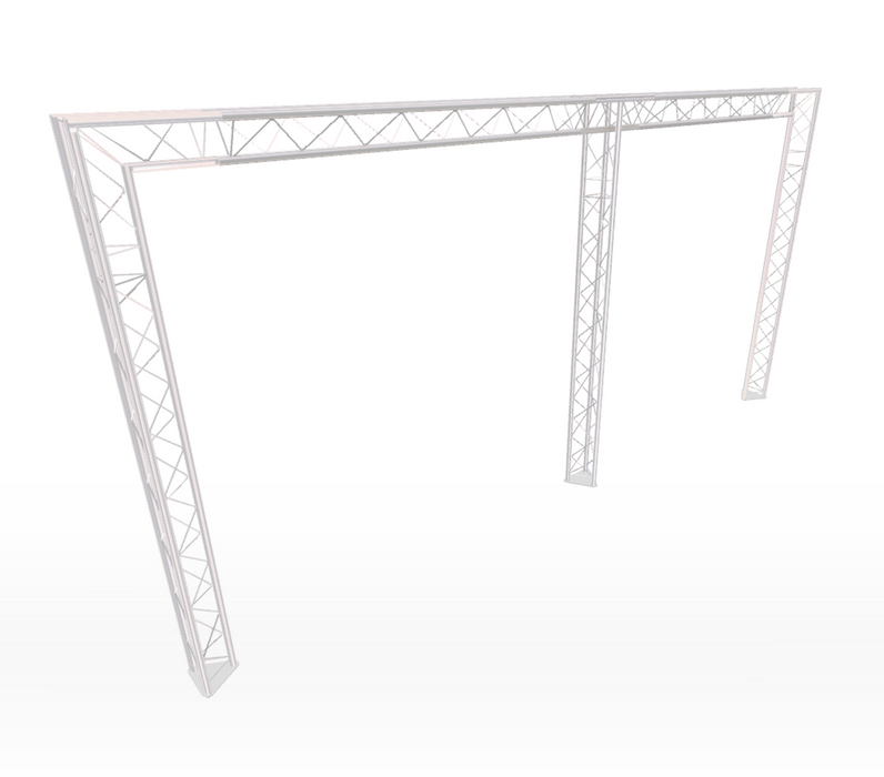 Arch Style Modular Truss Stand 5M wide | 2.5M Tall | With Extra Legs (X1)