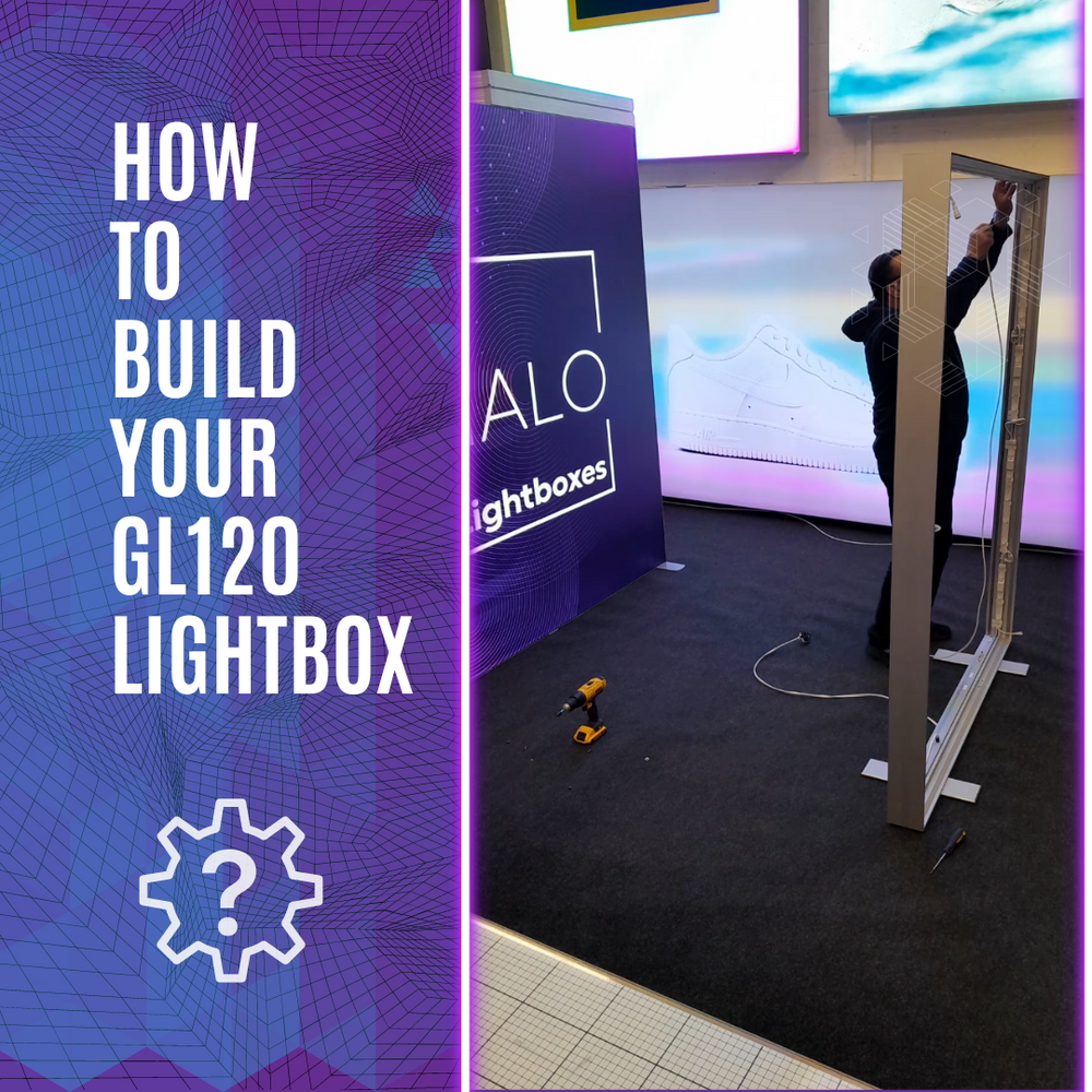 How to Set Up Your GL120 LED Lightbox Display | Step-by-Step Guide