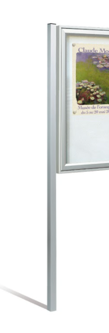 Anodised Posts for 30-58mm Notice Boards (Concrete In)
