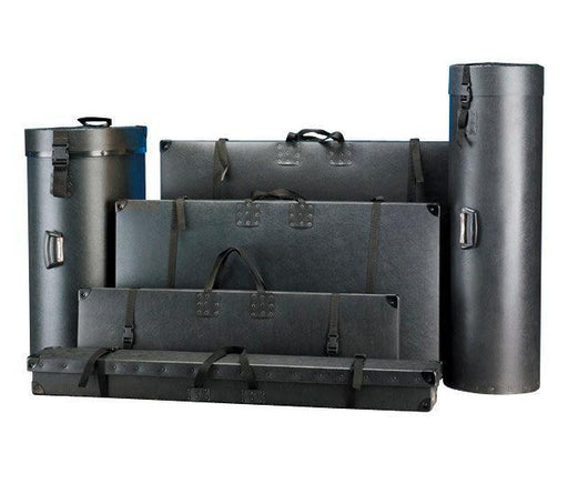A range of polypropylene packing cases in black