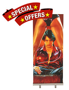 Pull up banner stand special offer at cokerexpo.