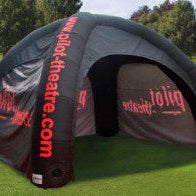 Inflatable promotions tent