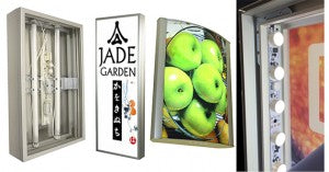 Led display light boxes