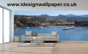 Custom designed printed wallpaper