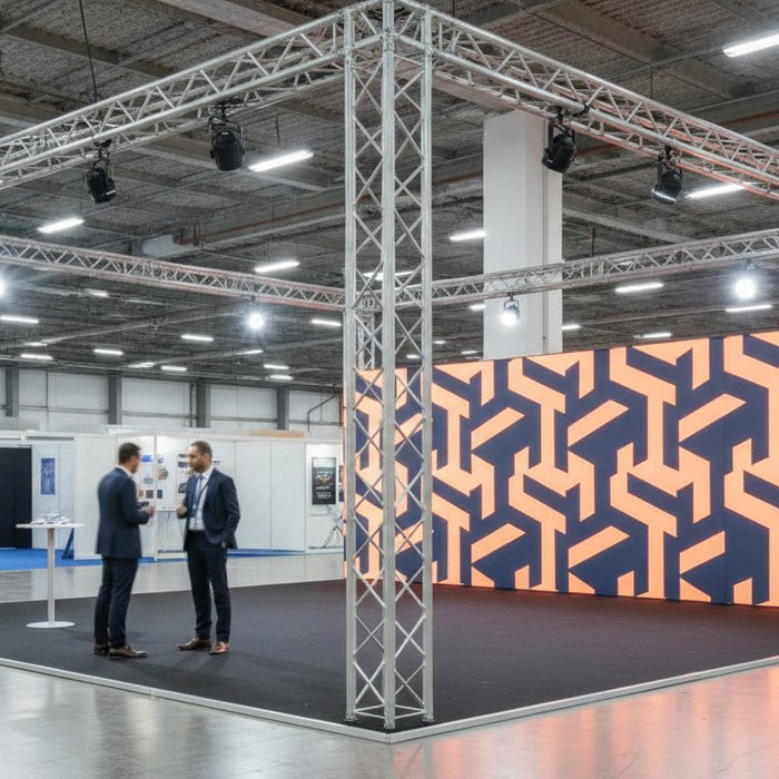 Lighting truss hire for Surrey tradeshows