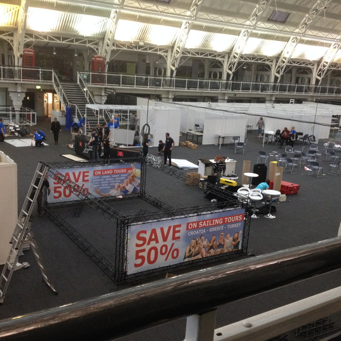 Crosswire truss setup time