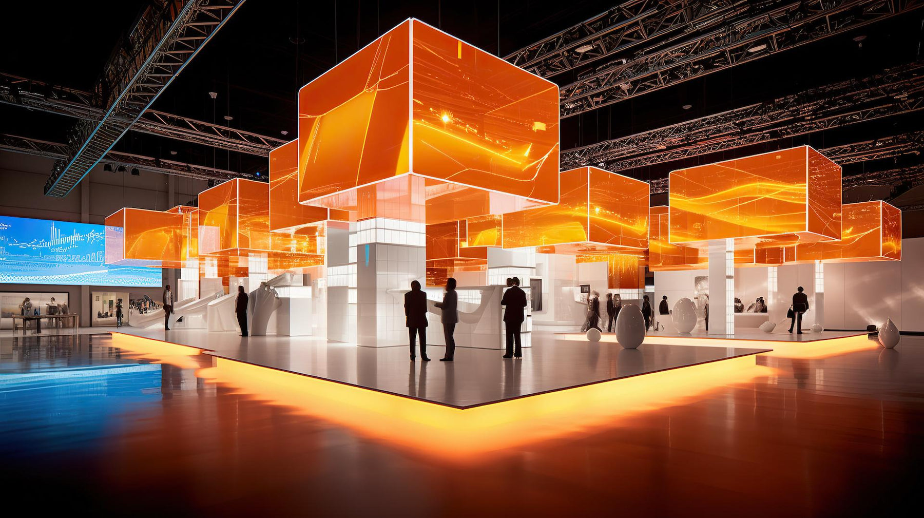 How lighting and turntables can transform your exhibition stand