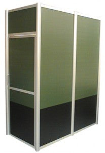 Modular exhibition stand store room