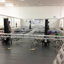 Lighting truss installation