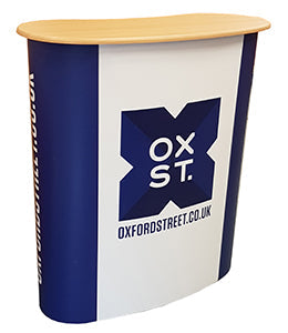 Small pop up display counter