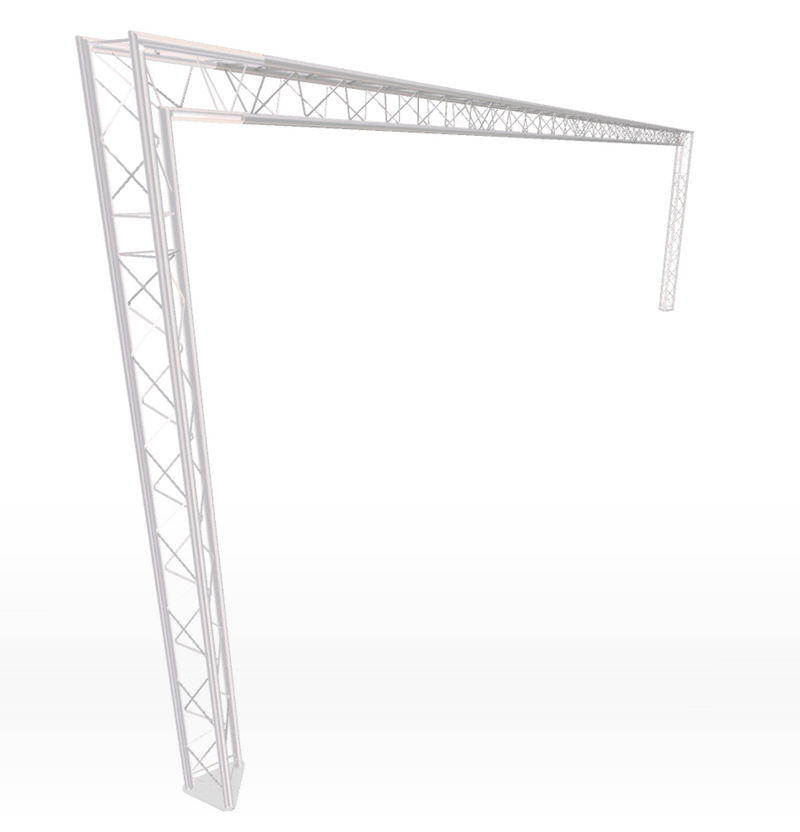 Support en treillis modulaire de style arc de 10 m de large | 3M de hauteur