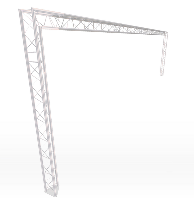 Support en treillis modulaire de style arc de 10 m de large | 2,5 M de haut