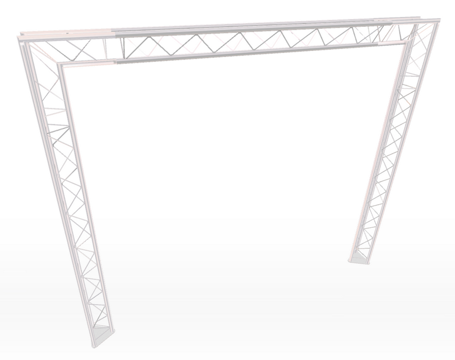 Support en treillis modulaire de style arc de 3M de large | 3M de haut