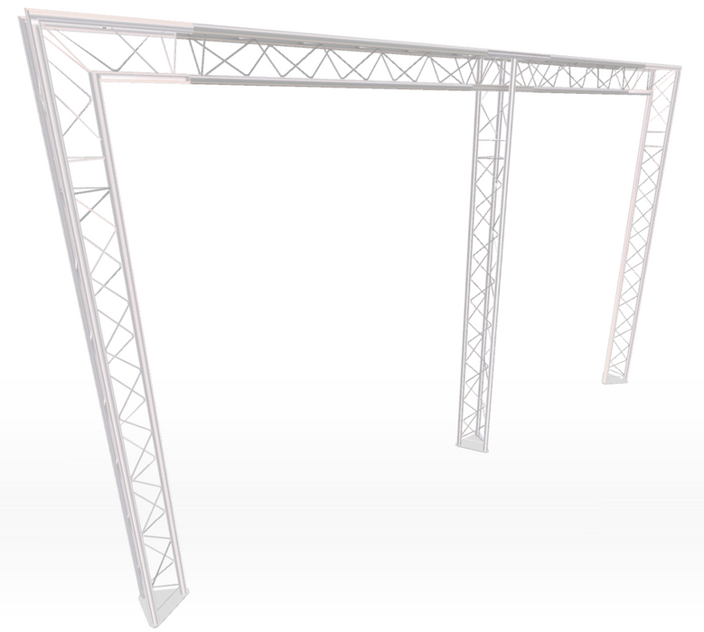 Support en treillis modulaire de style arc de 4M de large | 2,5 M de haut | Avec jambes supplémentaires (X1)