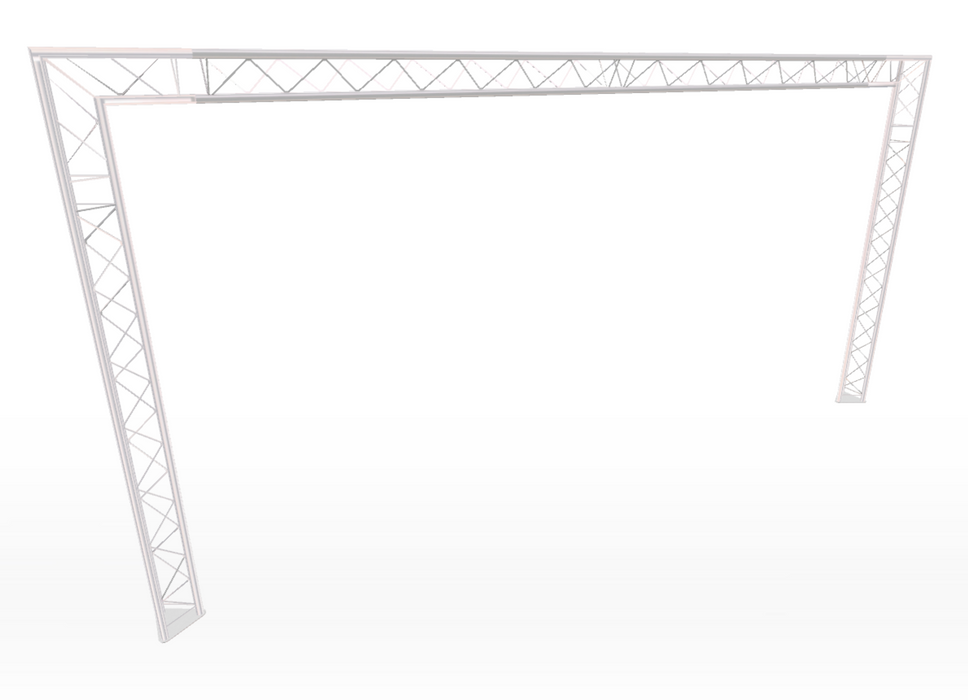 Support en treillis modulaire de style arc de 5 m de large | 2,5 M de haut