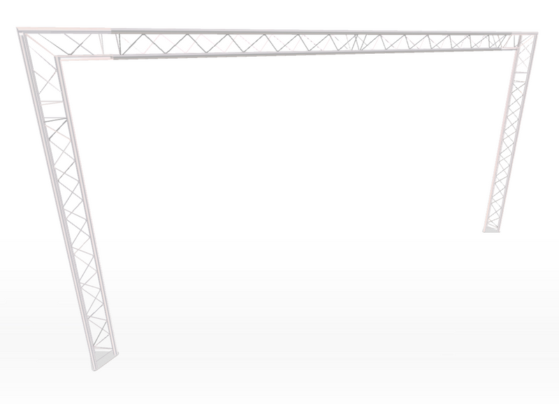 Support en treillis modulaire de style arc de 5 m de large | 3M de hauteur