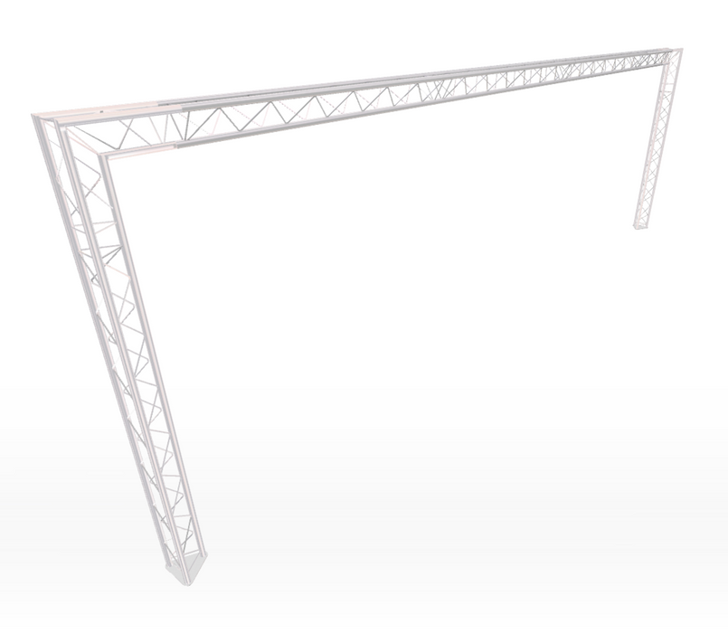 Support modulaire en treillis de style arc de 8 m de large | 2,5 M de haut
