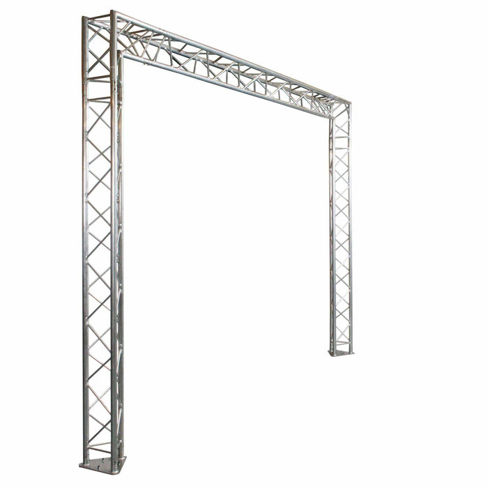 Support en treillis modulaire de style arc de 10 m de large | 3M de hauteur | Avec pattes supplémentaires (X3)