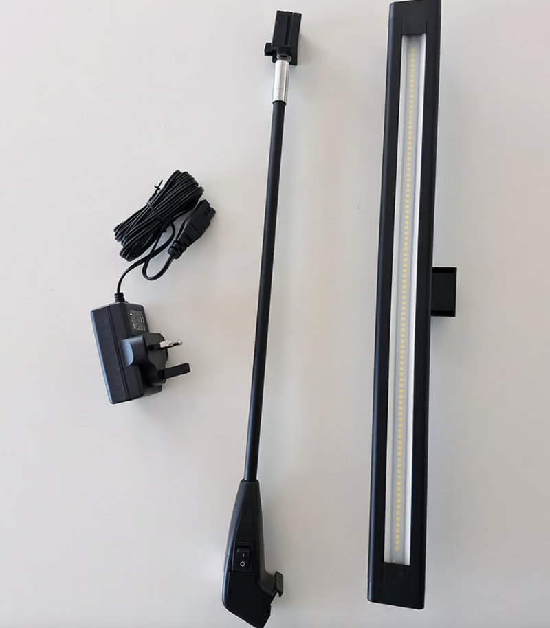 Slim 20w flood light for exhibition panels - Pair