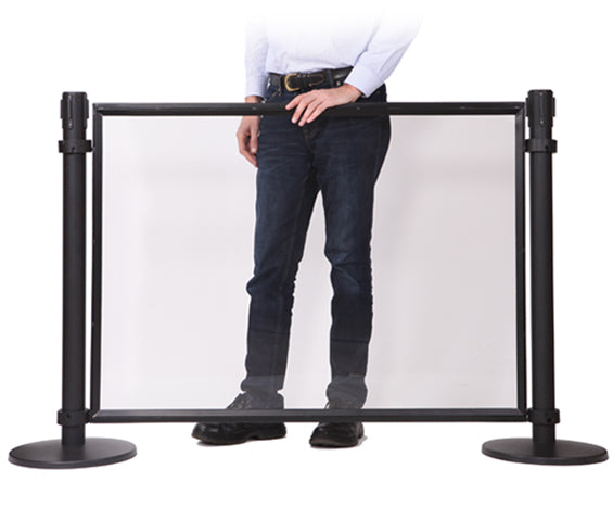 Café Barrier Acrylic Panels (Fits 50mm Posts)