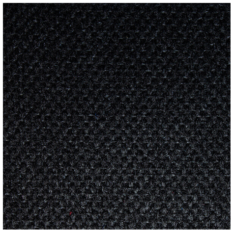 Black Velcro acceptable weave fabric applied