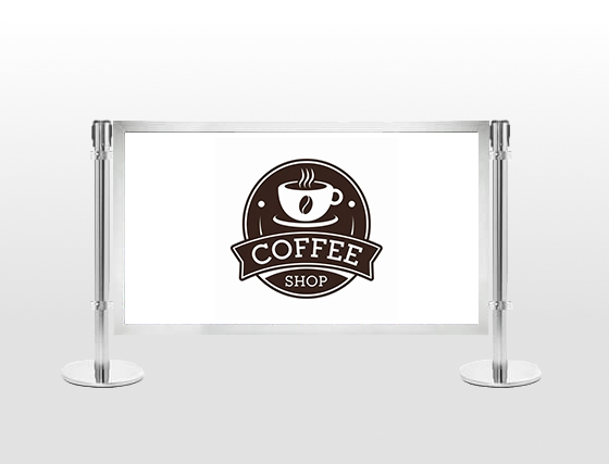 Café Barrier Acrylic Panels (Fits 50mm Posts)