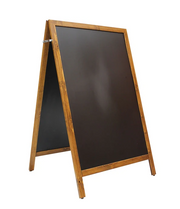 Chalk board pavement sign