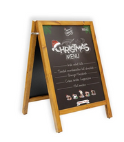 Chalk board pavement sign board