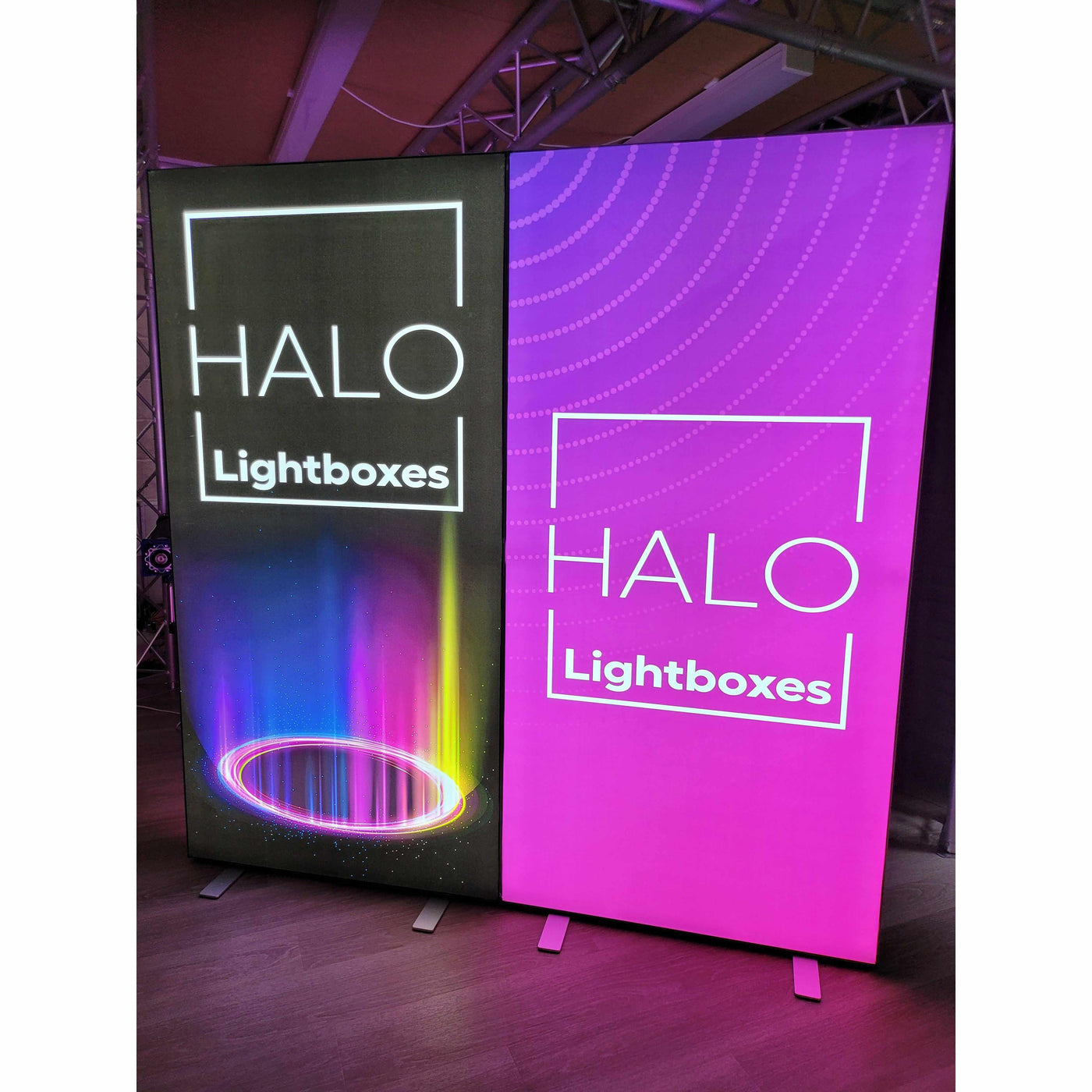 HALO LED Edge-Lit Lightbox Display + Graphics