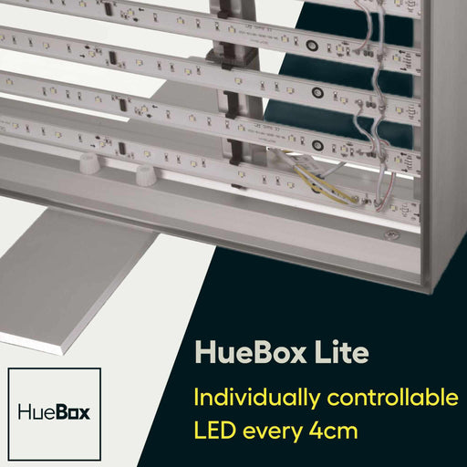HueBox Lite Animated Backlit Tension Fabric Display Lightbox