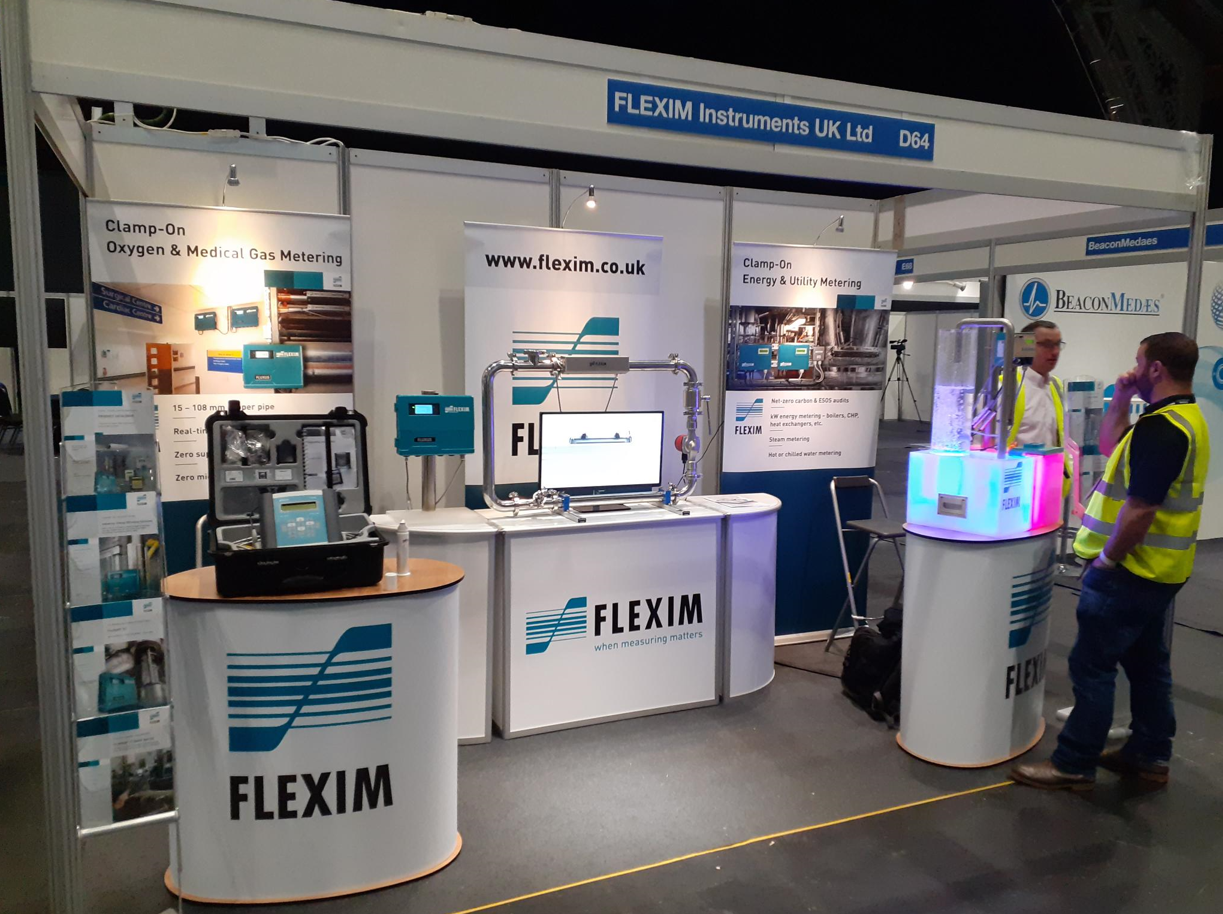 Folding aluminium exhibition counters