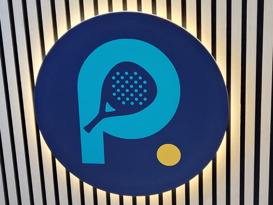 Glowing LED signage.