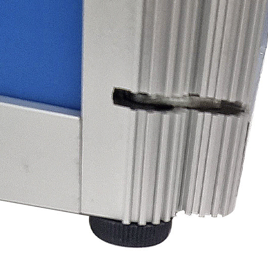 Comptoir d'exposition incurvé et pliable en aluminium (facile à construire)