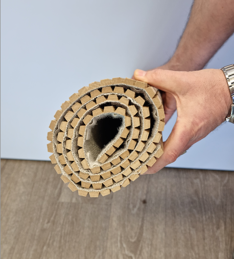 Round display Plinth Wood effect finish MDF construction 400mm Diameter