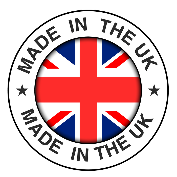 Made in the UK LOGO at Coker Expo factory Hampshire