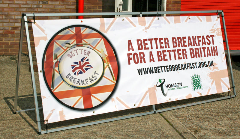 Monsoon A frame banner display frame work