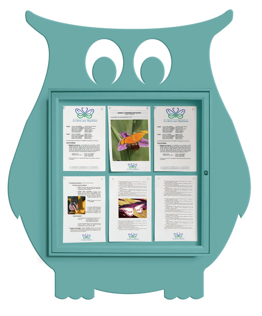Owl shaped notice board