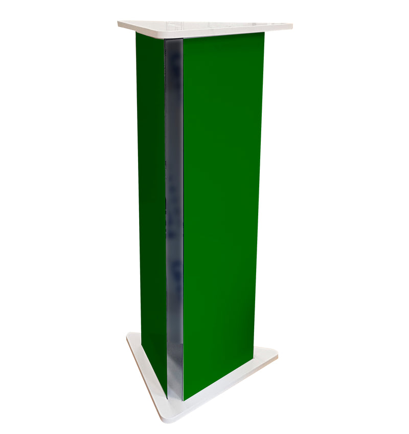 Triangular Plinth Triangular Display Pedestal — CokerExpo