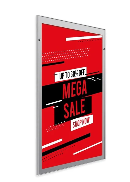 Large Outdoor Wall Mounted Poster Display Frame - Magnetic