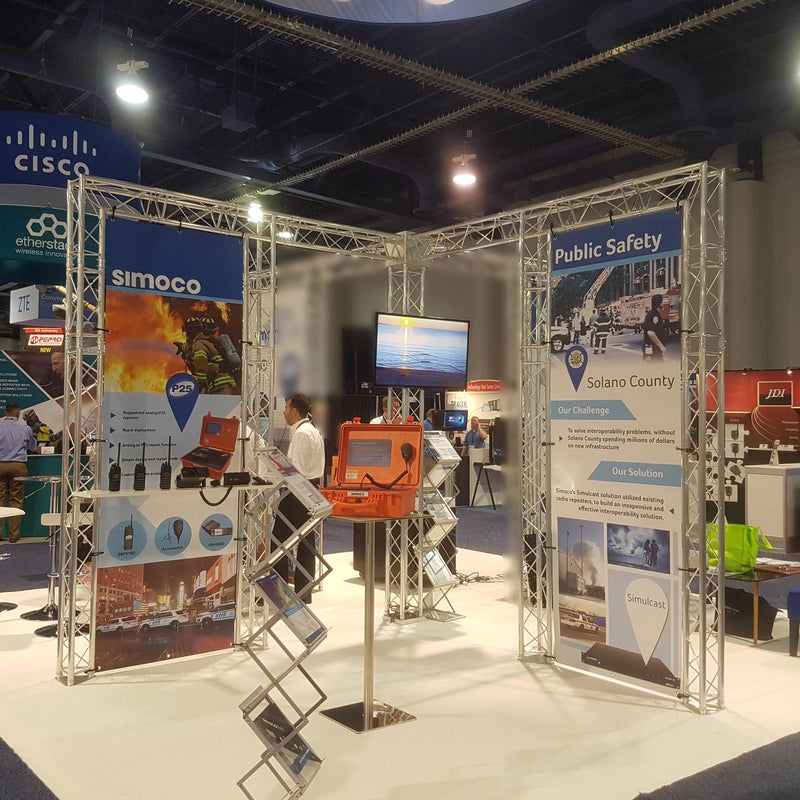 Corner Style Modular Truss Stand 4M wide X 6M deep | 2.5M Tall