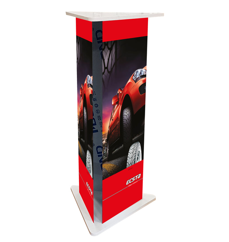 Triangular Plinth Triangular Display Pedestal — CokerExpo