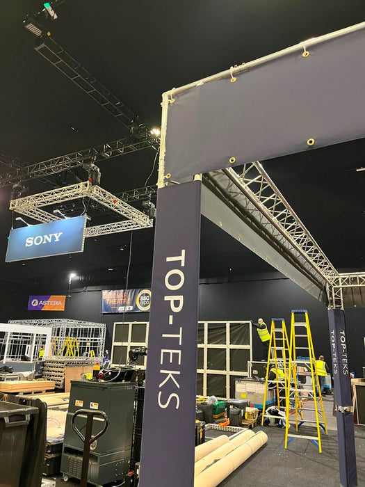 Graphic Wraps for Lighting Truss Legs