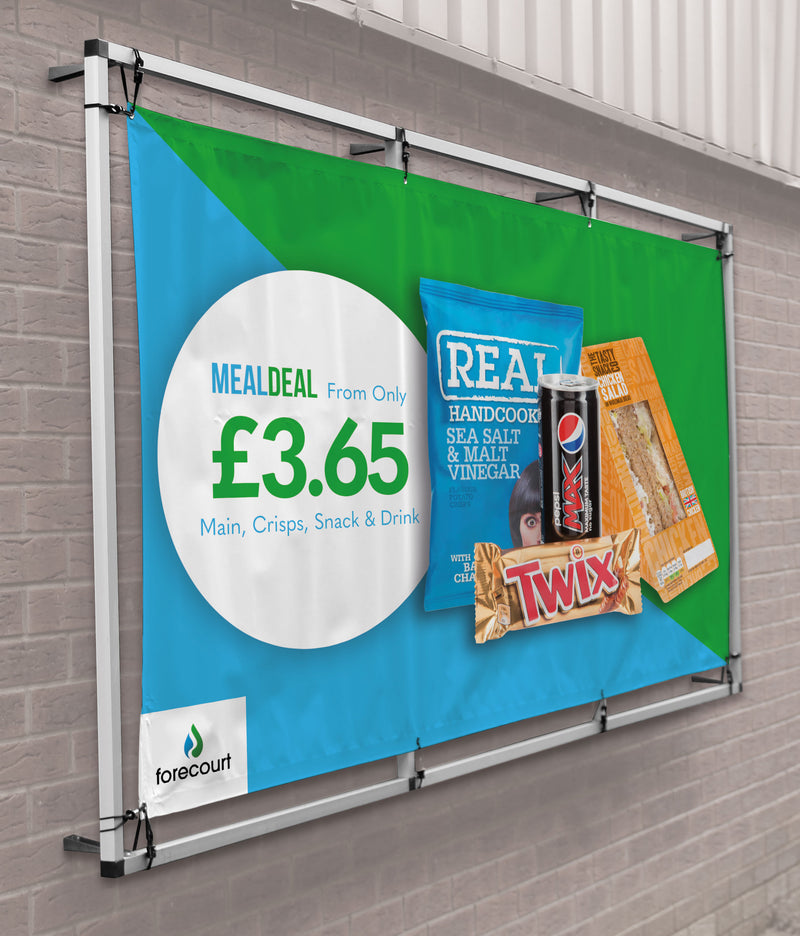 Wall Mounted Banner Frame