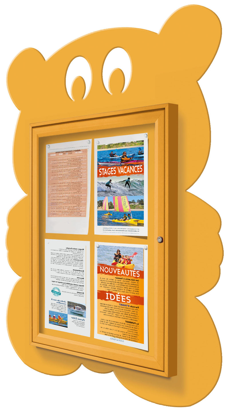 Teddy Bear Shaped Notice Board for Schools and Nurseries