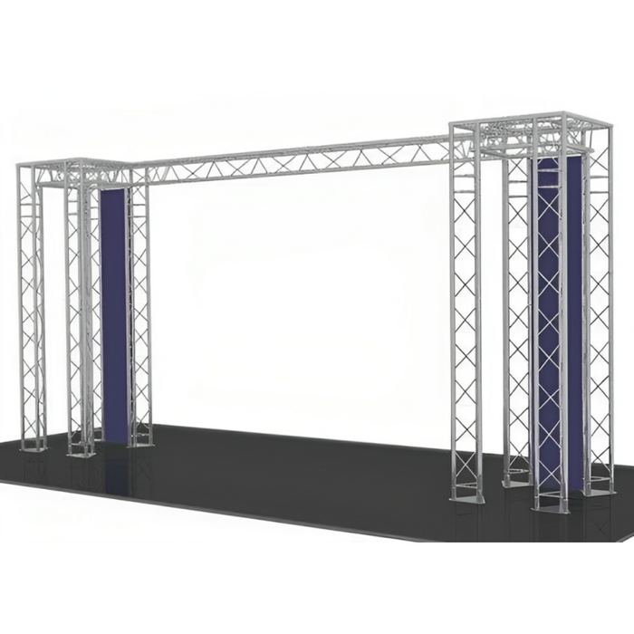 Lighting Truss - Back Wall Display (Build 55) (For 5m x 1m floor area)