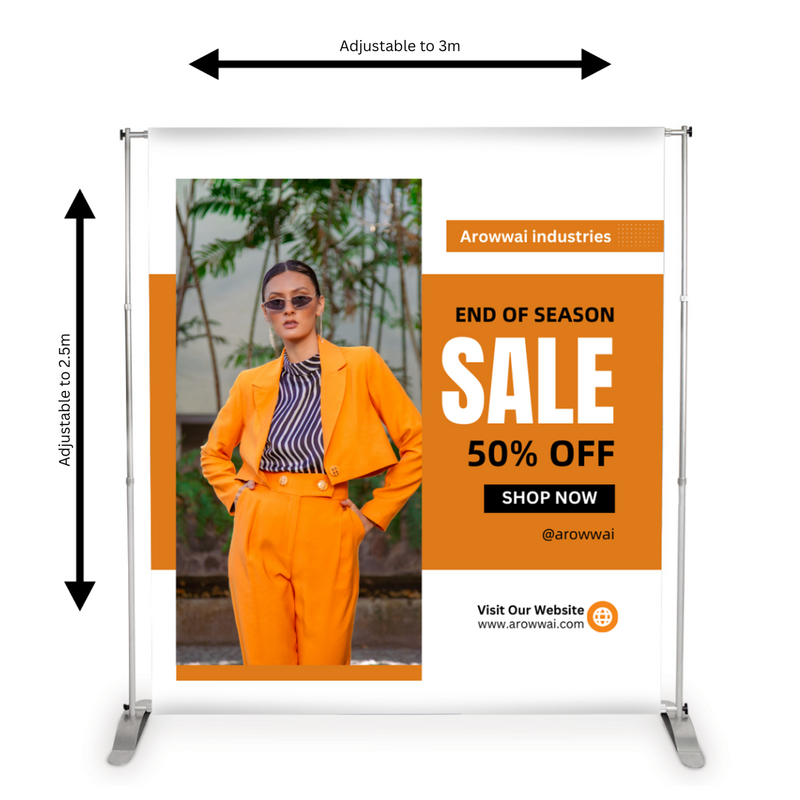 PVC Banner for Pegasus Tension PVC Banner System