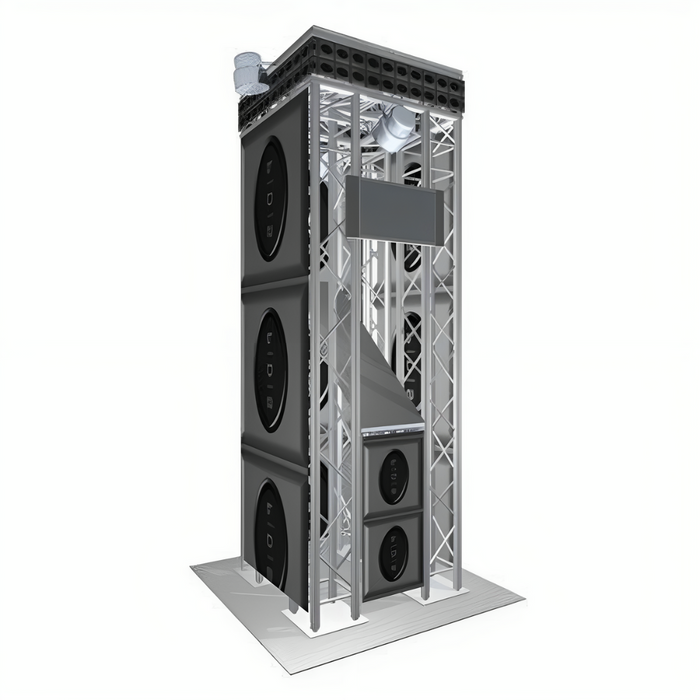 Beleuchtungsträgerturm S50 Quad (1 m x 1 m x 3,5 m – Build 68)