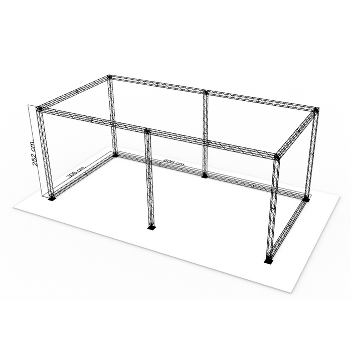 X-10 CROSSWire (6 m x 3 m) Modulares Traversensystem