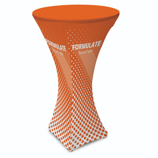 formulate round exhibition table