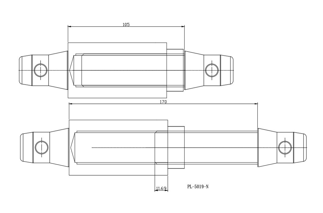 System 50 Truss verstellbarer Abstandshalter 105–170 mm